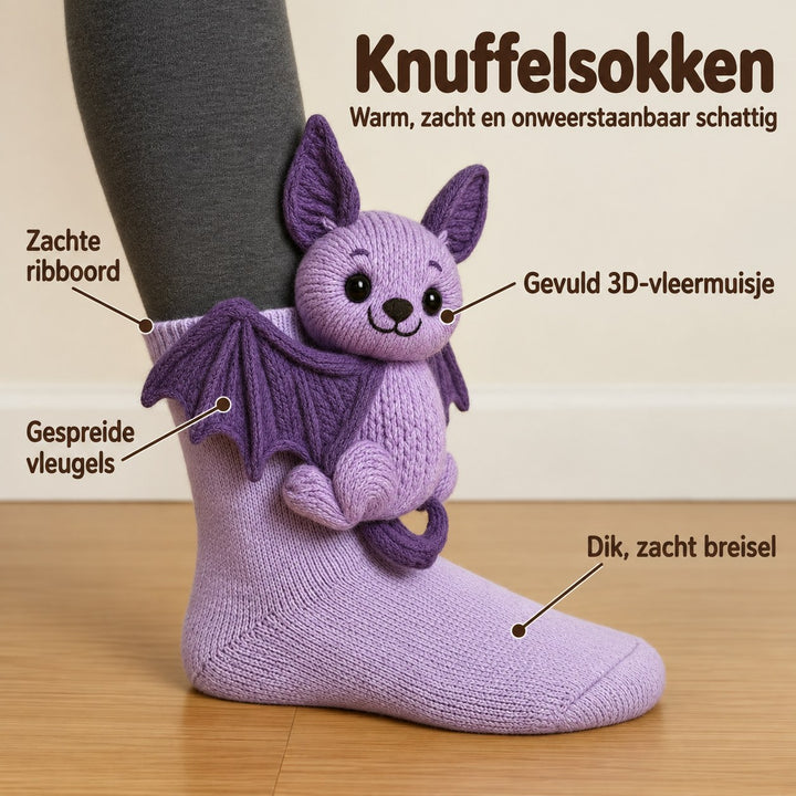 Mila | Knuffelsokken Vleermuis – Voordelen