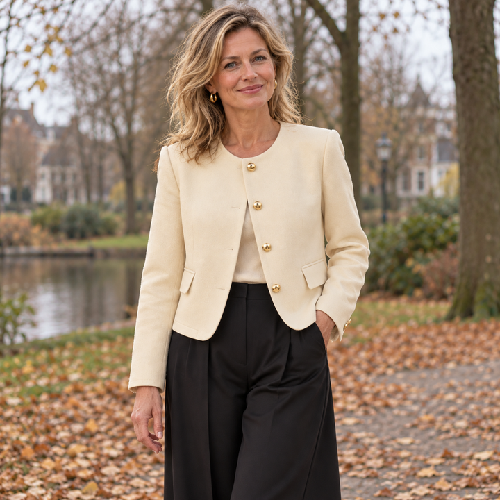 Mirthe | Jasje met gouden knopen