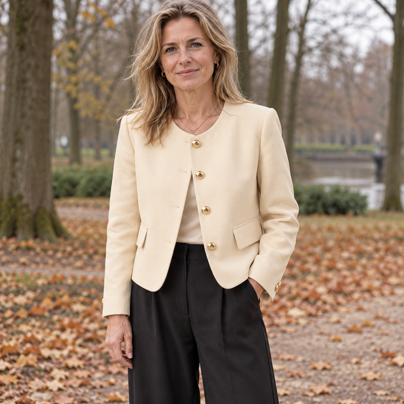Mirthe | Jasje met gouden knopen