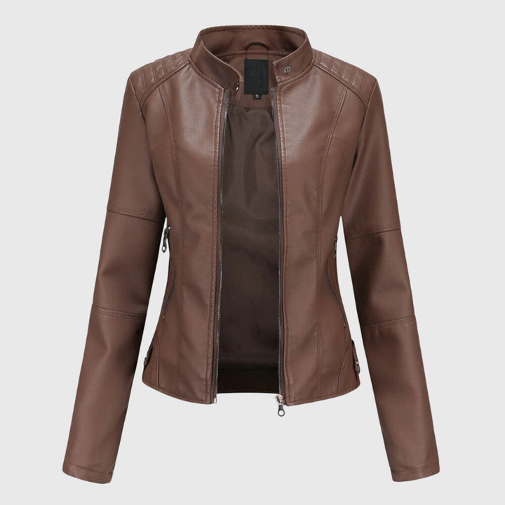 Noortje | Elegante leren damesjas
