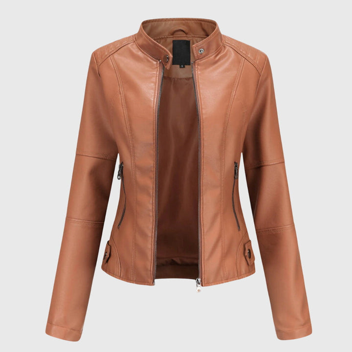 Noortje | Elegante leren damesjas