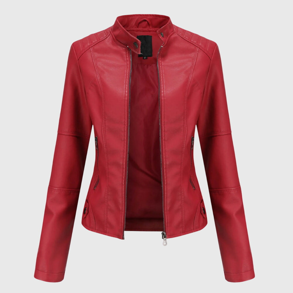 Noortje | Elegante leren damesjas