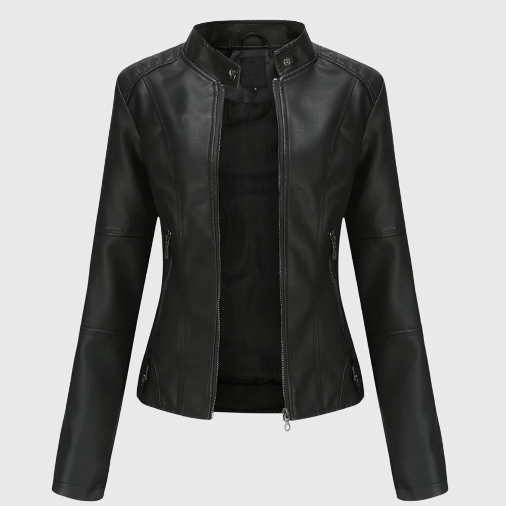 Noortje | Elegante leren damesjas