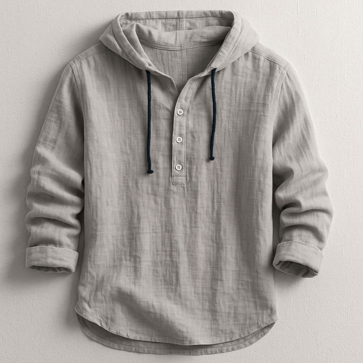 Noud | Marineblauw casual overhemd