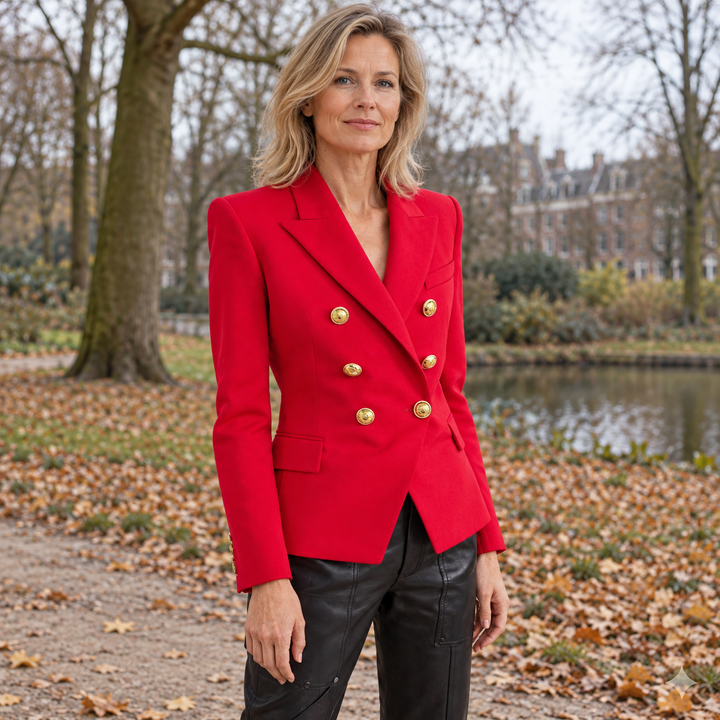 Nynke | Klassiek jasje met dubbele knopenrij
