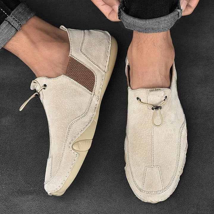 Pascal | Crèmekleurige instapschoenen