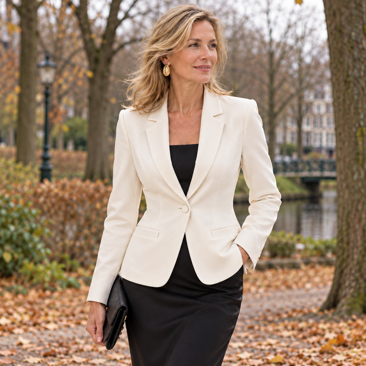 Pleun | Minimalistisch jasje met één knoop