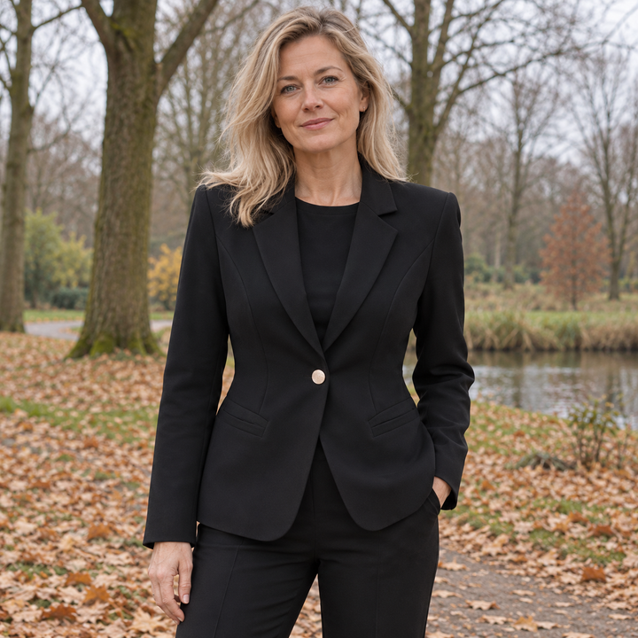 Pleun | Minimalistisch jasje met één knoop
