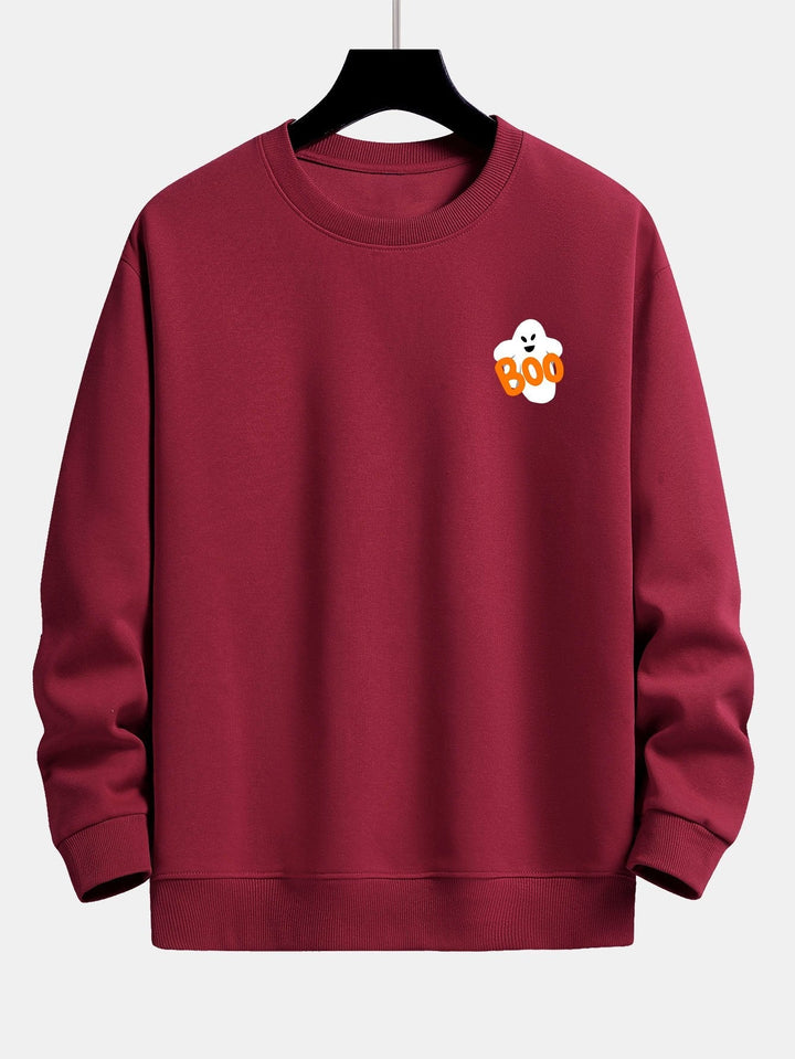 Tim | Sweater met spookprint en relaxte pasvorm