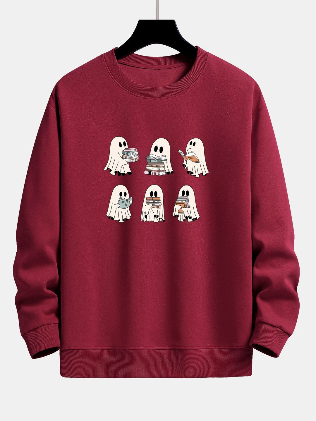 Gijs | Sweater met lezend spookje en relaxte pasvorm