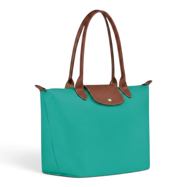 Roosje | Grote opvouwbare shopper in turquoise