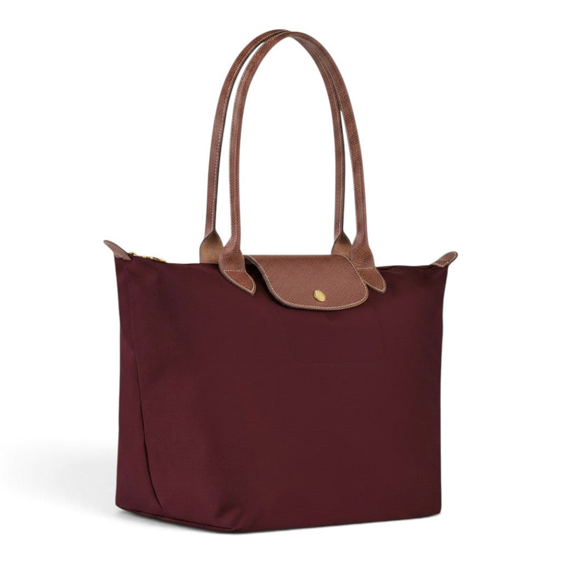 Sanne | Grote opvouwbare shopper in bordeauxrood