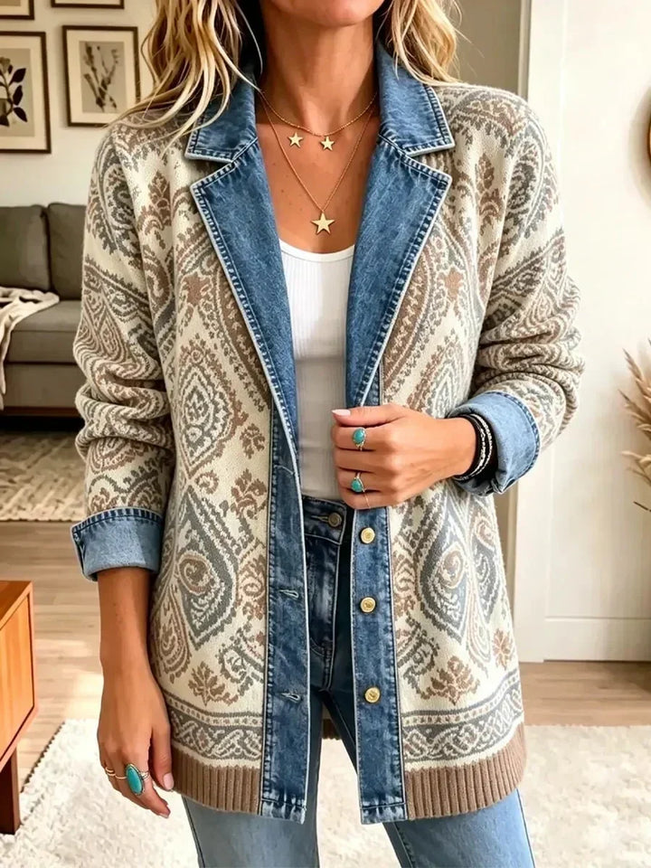 Saskia | Boho spijkerjasje met patchwork