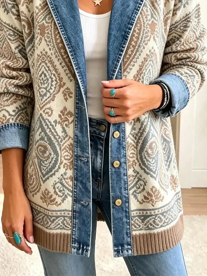 Saskia | Boho spijkerjasje met patchwork