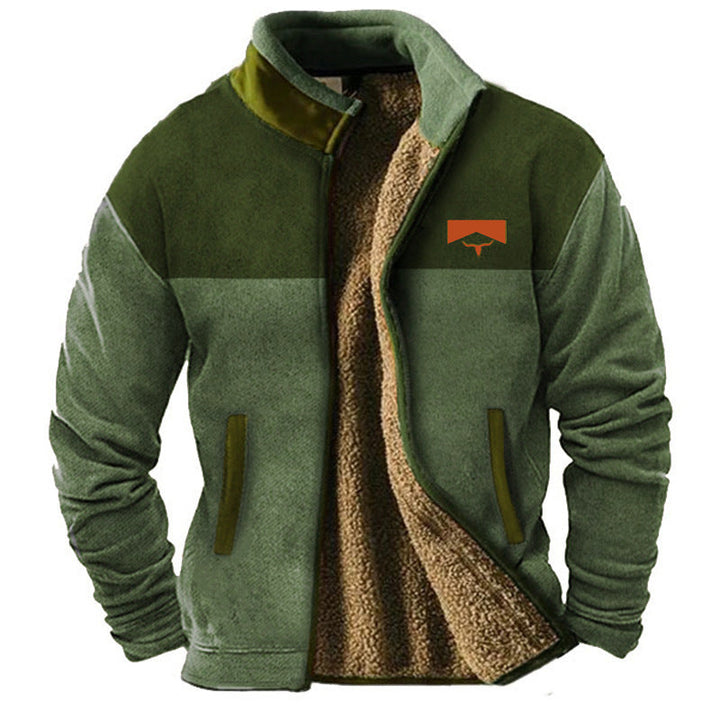 Sil | Camelkleurig fleecejack met dessinmouwen