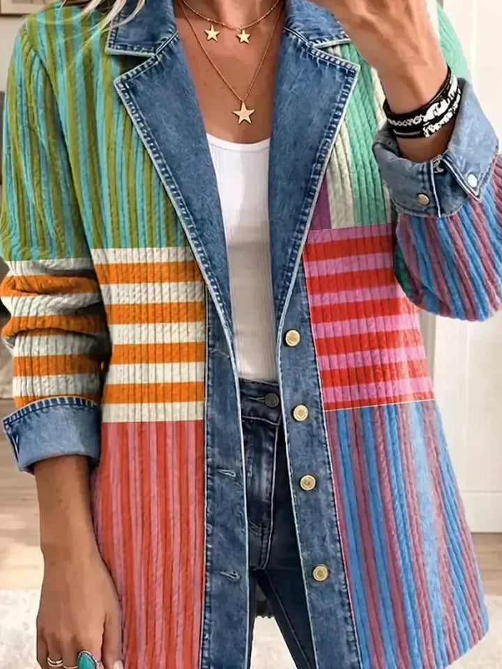 Suzanne | Jasje met retro geometrische print