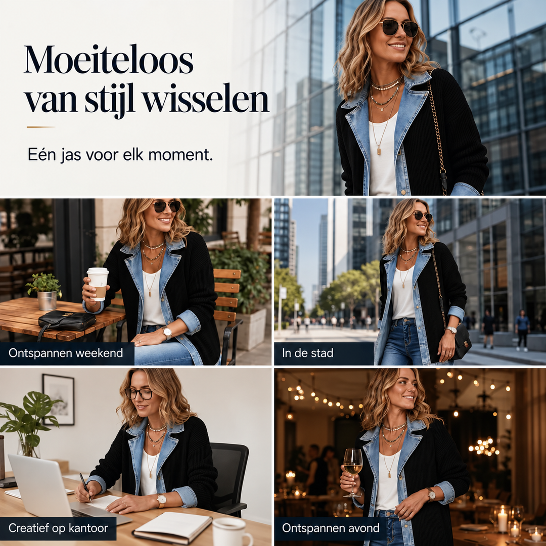 Suzanne | Jasje met retro geometrische print