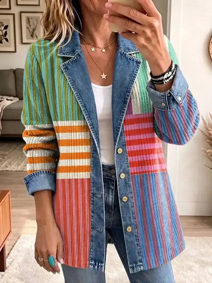 Suzanne | Jasje met retro geometrische print