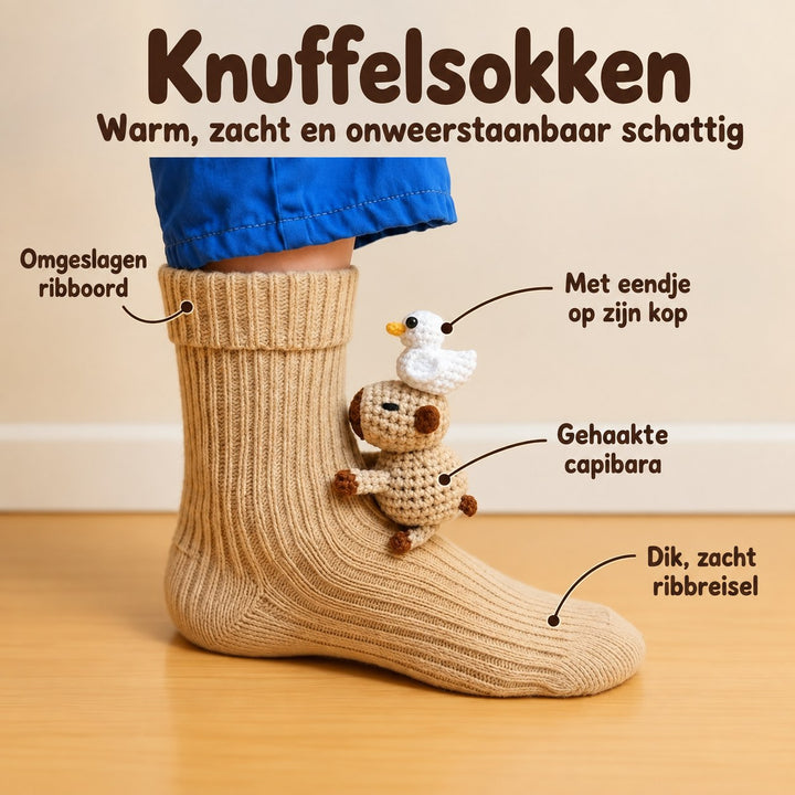 Tess | Knuffelsokken Capibara met Eendje – Voordelen