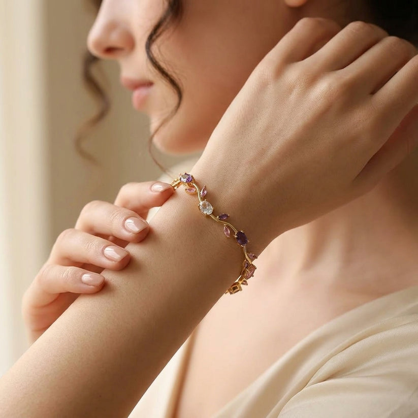 Femke | Armband met tulpen