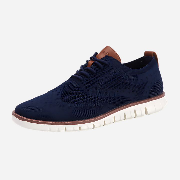 Twan | Zwarte gebreide sneakers