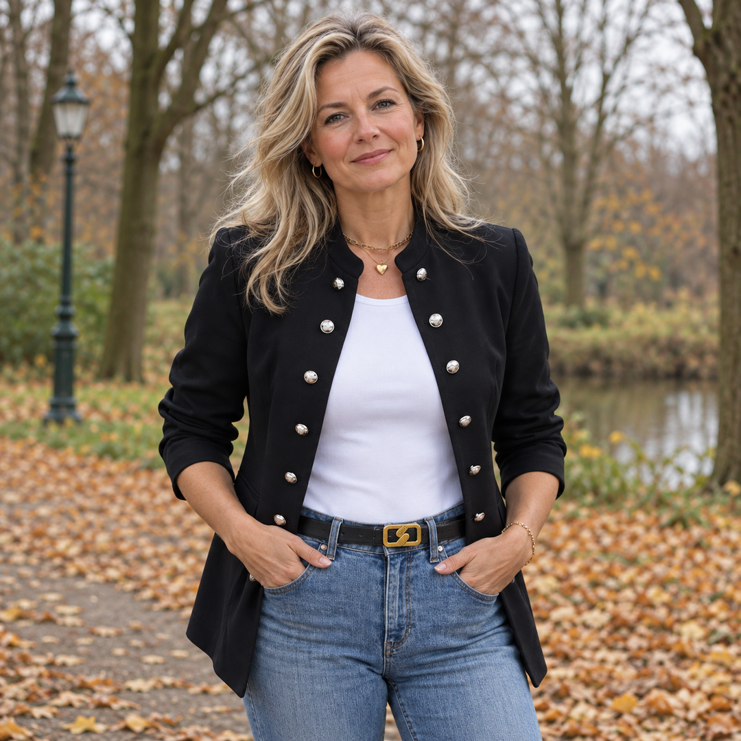 Wendela | Blazer met klassieke knoopsluiting