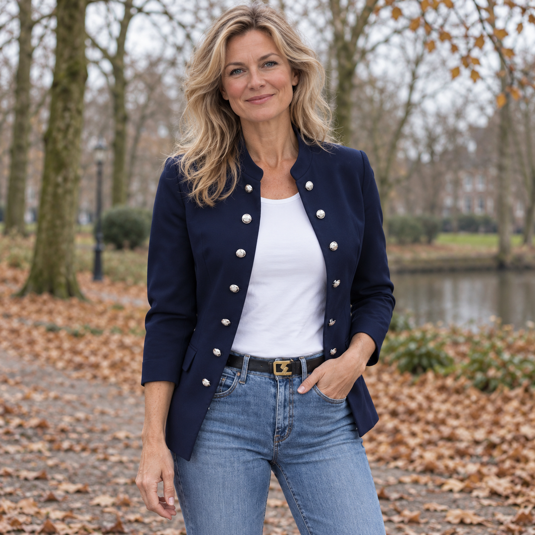 Wendela | Blazer met klassieke knoopsluiting
